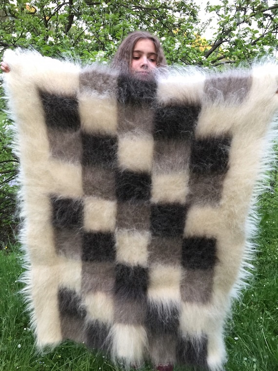 Organic Throw Blanket 100 Sheep Wool hand Woven Blanket camping Blanket fluffy Bedcover warm Woolen Blanket bedding Decor little Blanket Etsy Canada