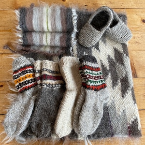 Made in Ukraine GIFT SET/Warm wool natural socks(SAMPLES)