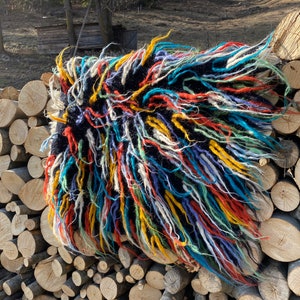 Tapis tissé en laine/Tapis multicolore fabriqué en Ukraine