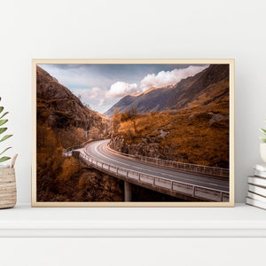 Scottish Landscape print -  Glencoe - Scotland Photograph - wall art - decoration - wall art  - decoration