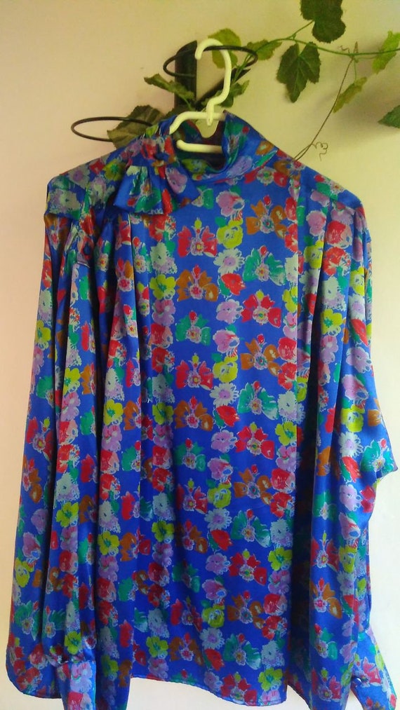 Emanuel Ungaro Solo Donna vintage silk blouse. Siz