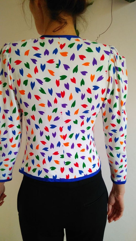 Yves Saint Laurent Patterned Shirt Jacket, Fall-W… - image 3