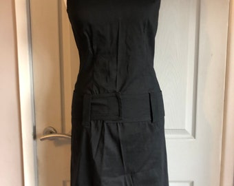 Vintage DKNY Dress with Dropped Waist Belt 00s