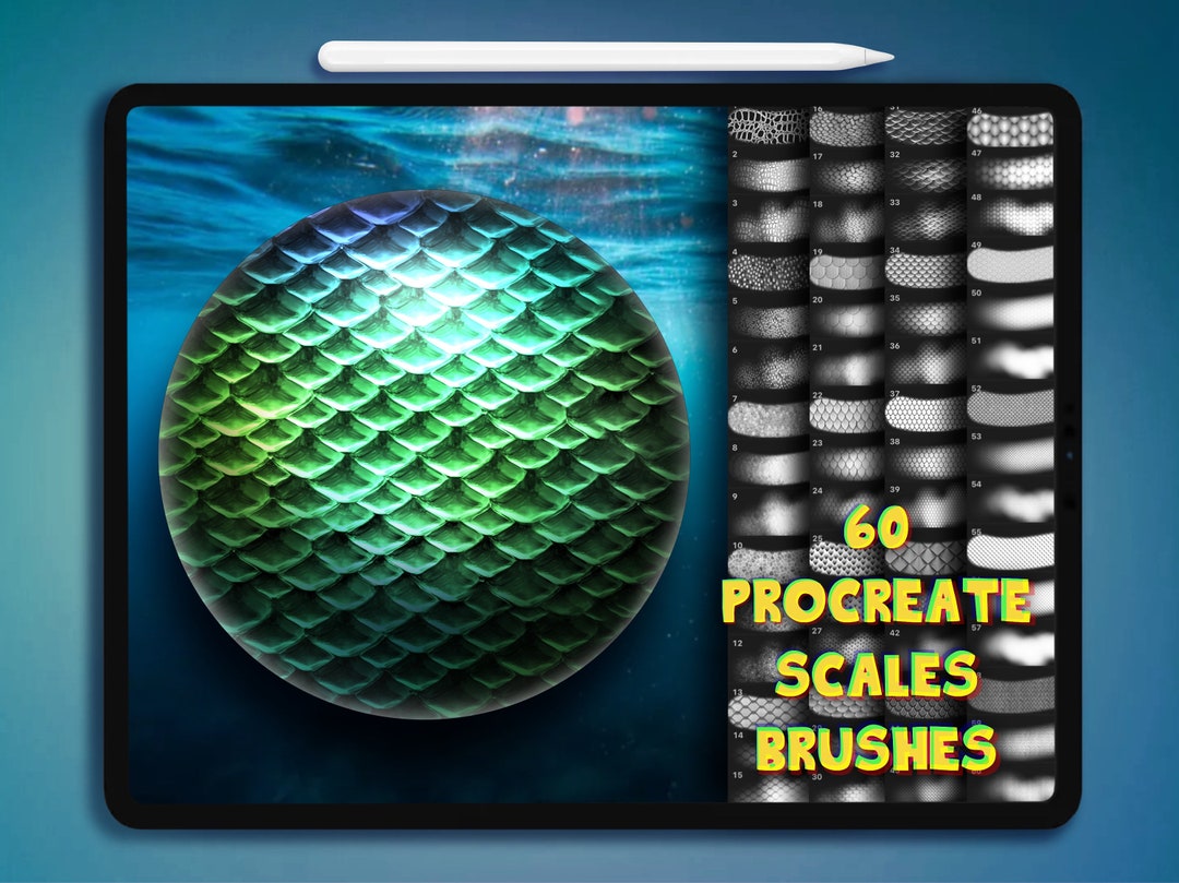 Procreate Brushes, Scales, Procreate Texture, Procreate Guide Etsy