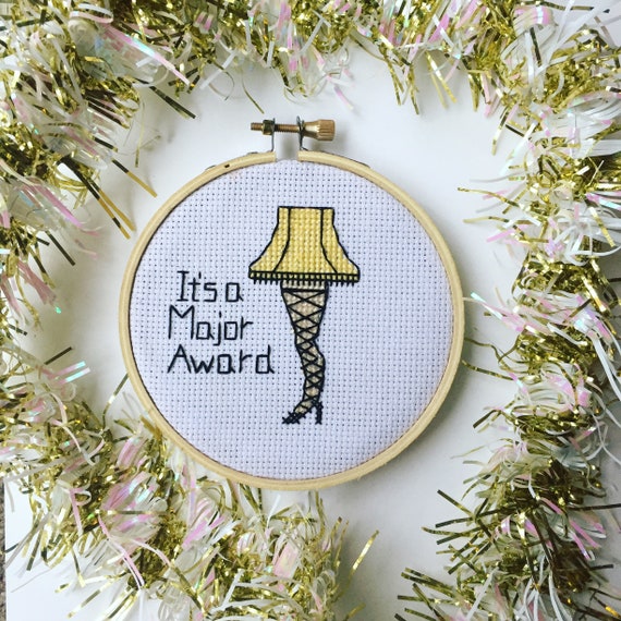 Leg Lamp Cross Stitch Image 0