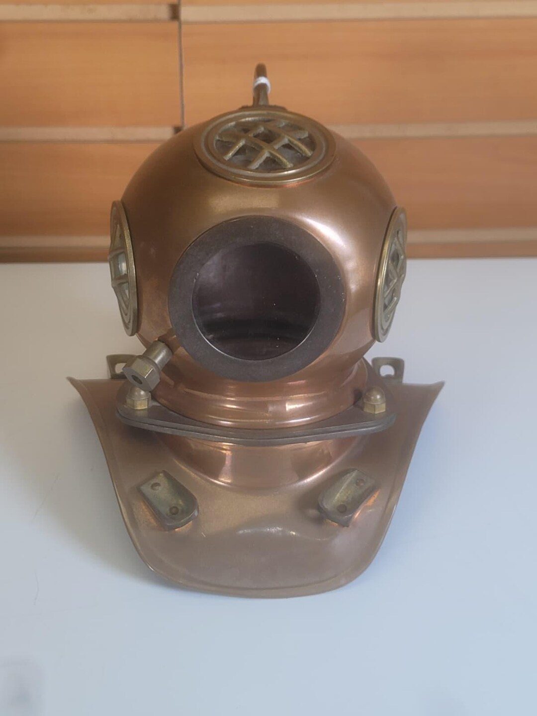 FHBR6 - Vintage Deep Sea Diving Helmet – Classic Copper Diver Helmet - Etsy