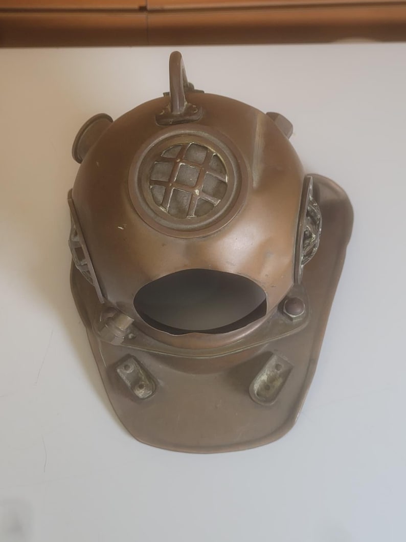 FHBR5 - Vintage Deep Sea Diving Helmet – Classic Copper Diver Helmet - Etsy