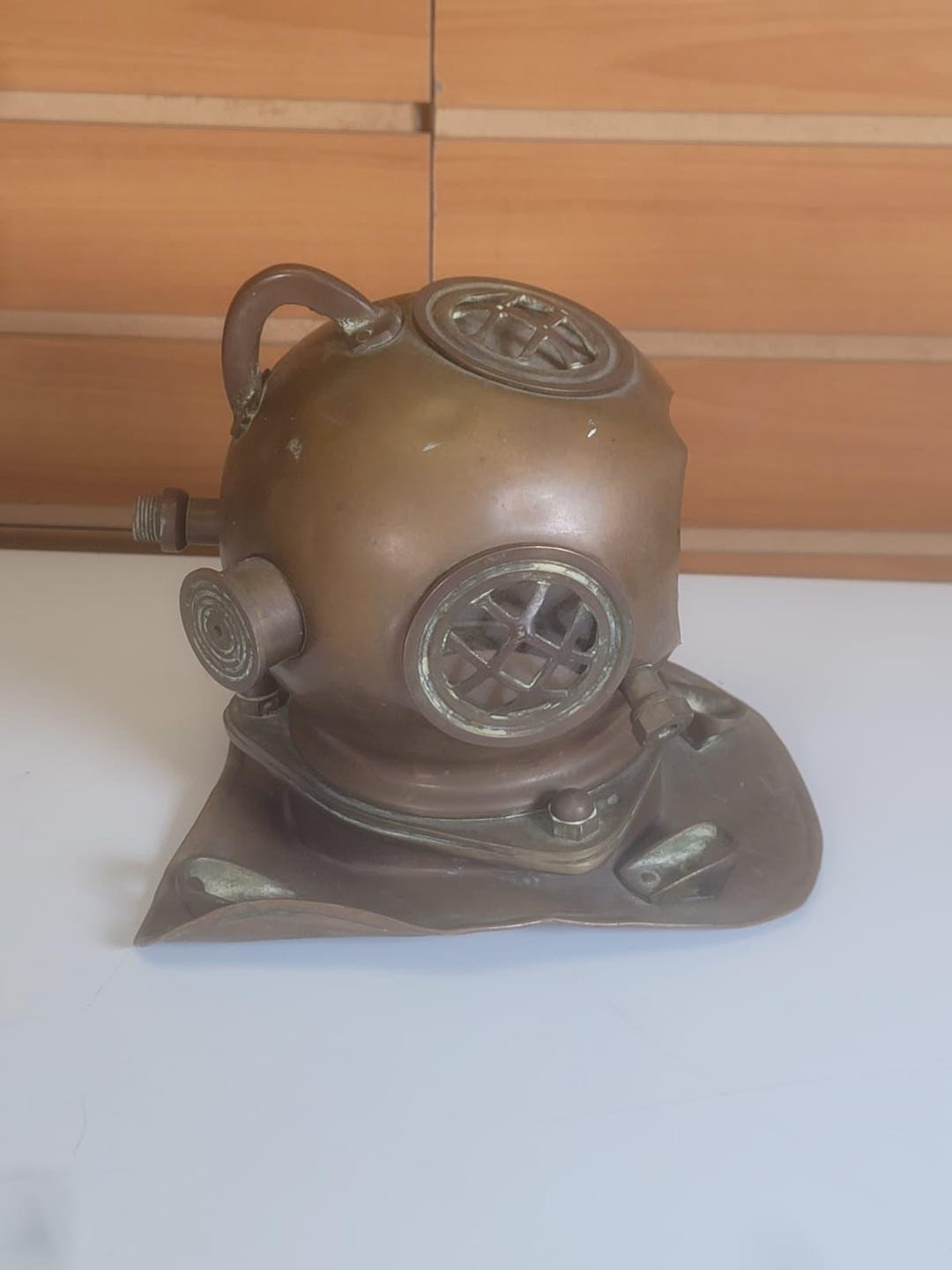 FHBR5 - Vintage Deep Sea Diving Helmet – Classic Copper Diver Helmet - Etsy