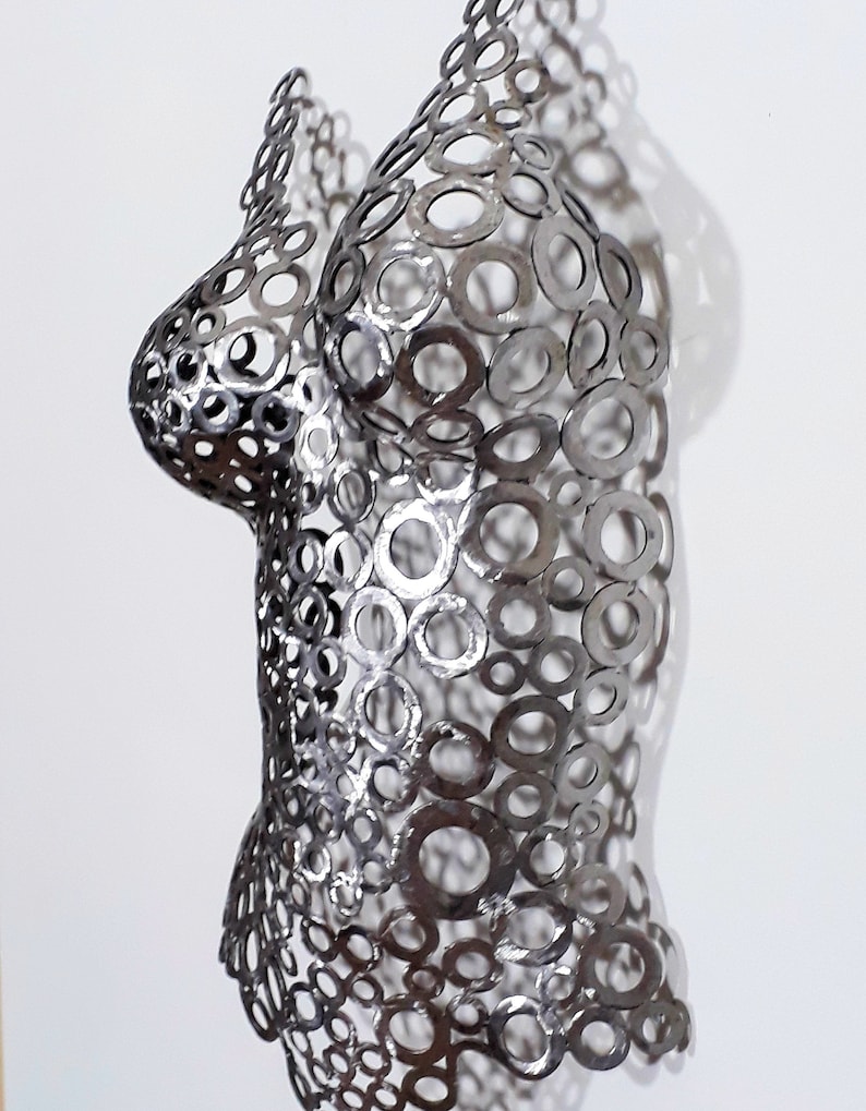 Metal Wall Art Torso Unique Wall Art Metal Wall Art Etsy