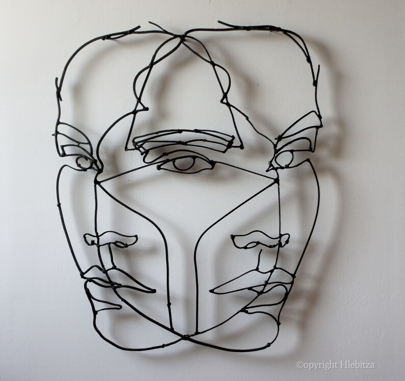 Metal Wall Art roza Modern Abstract Art Abstract Etsy