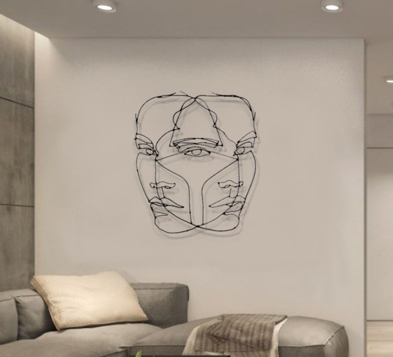 Metal Wall Art Roza Modern Abstract art abstract Etsy