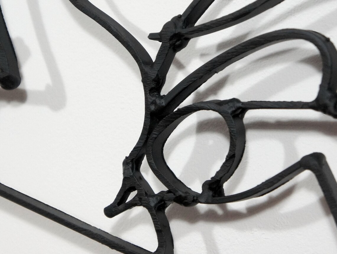 Metal Wall Art roza Modern Abstract Art Abstract Etsy