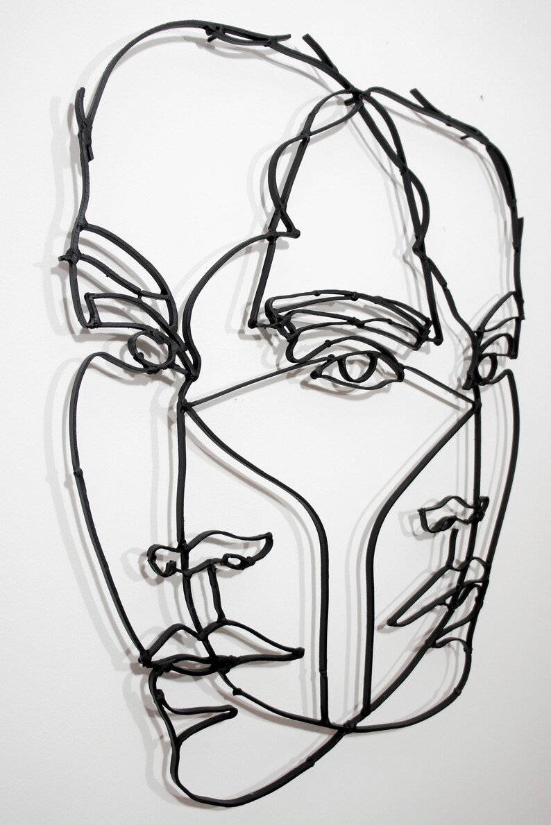 Metal Wall Art roza Modern Abstract Art Abstract Etsy