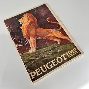 Original PEUGEOT Catalogue 1912 for cycles & motorcycles