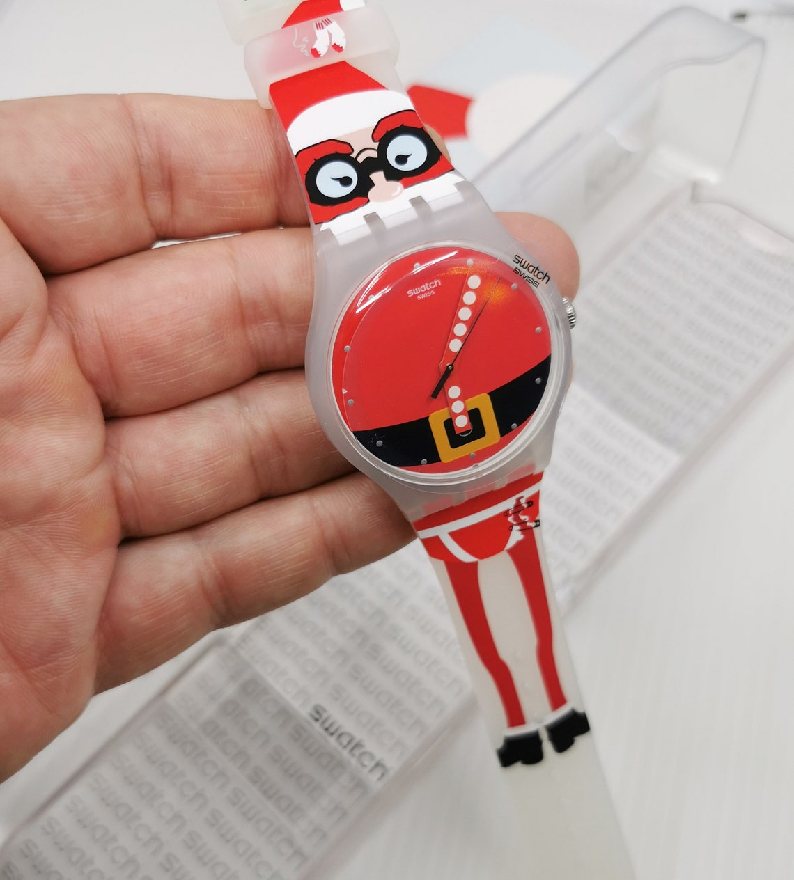 Vintage Swatch Watch XMas Special Limited Christmas Etsy