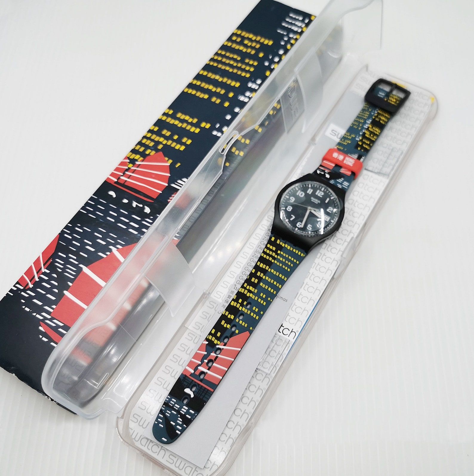 Rare Swatch Watch HONG KONG Limited Edition Etsy