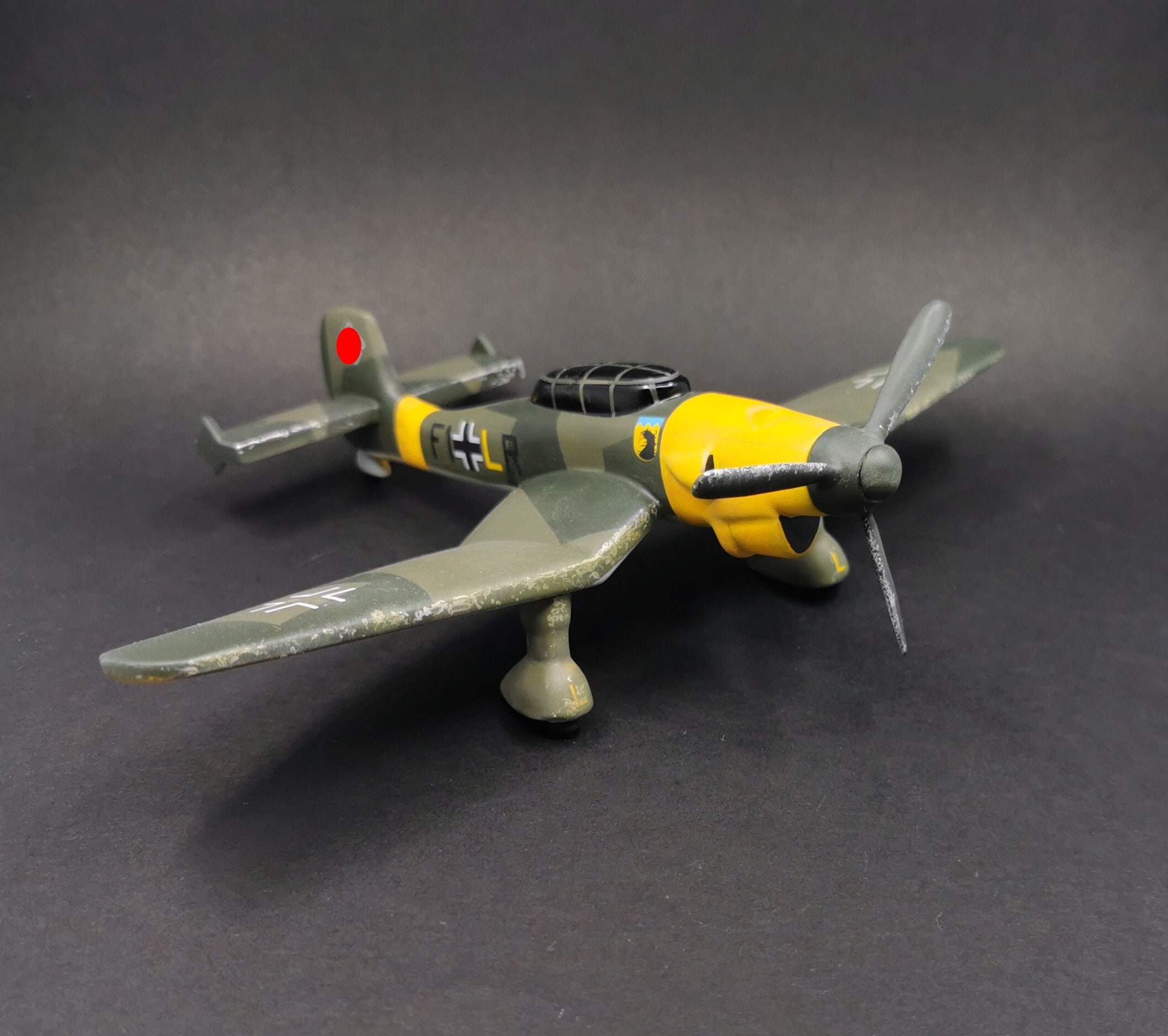Maquette Tôle Avion Junkers Ju 87 Stuka - 50cm - Décoration Jardin JS GartenDeko