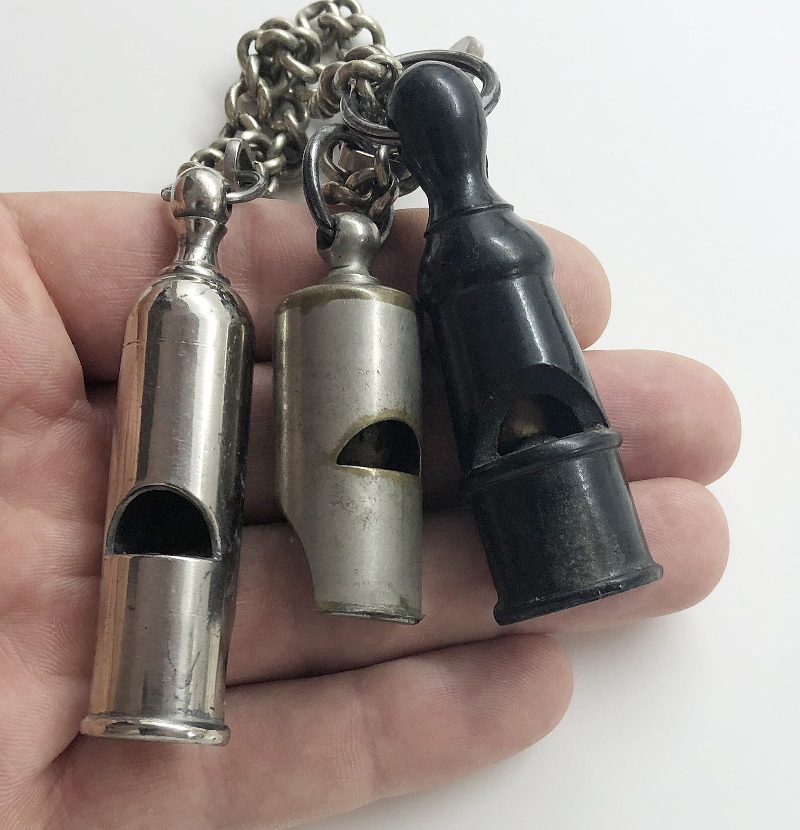 Vintage Whistle Collection Whistle Lot 3 X French Whistles Etsy