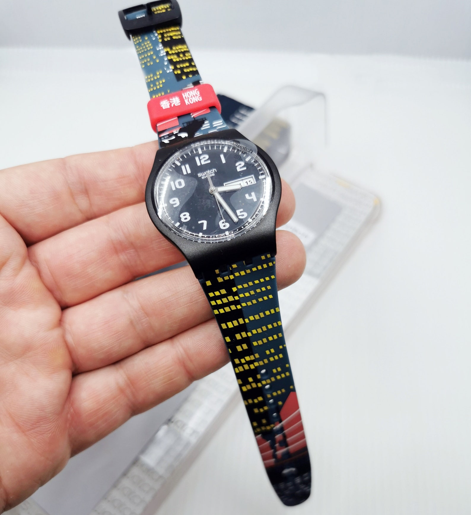 Rare Swatch Watch HONG KONG Limited Edition Etsy