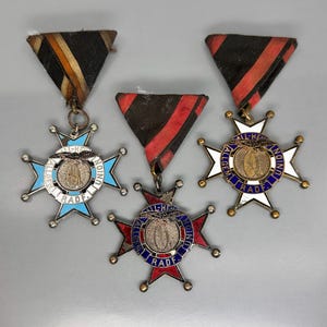 Antique German Cycling Trophy Award Medals, Early Bicycle Medal Collection, Victorian Medals