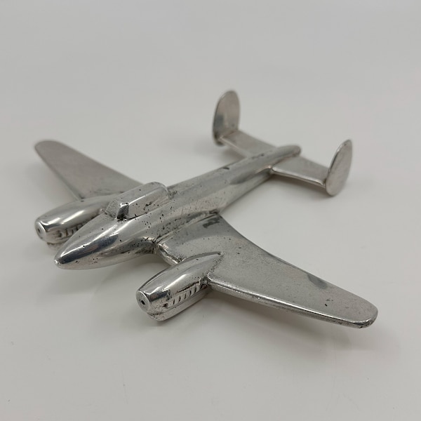 Bomber Dornier Do 215B, Vintage Aluminum Airplane, Plane Lovers Gifts, Aviation Gifts