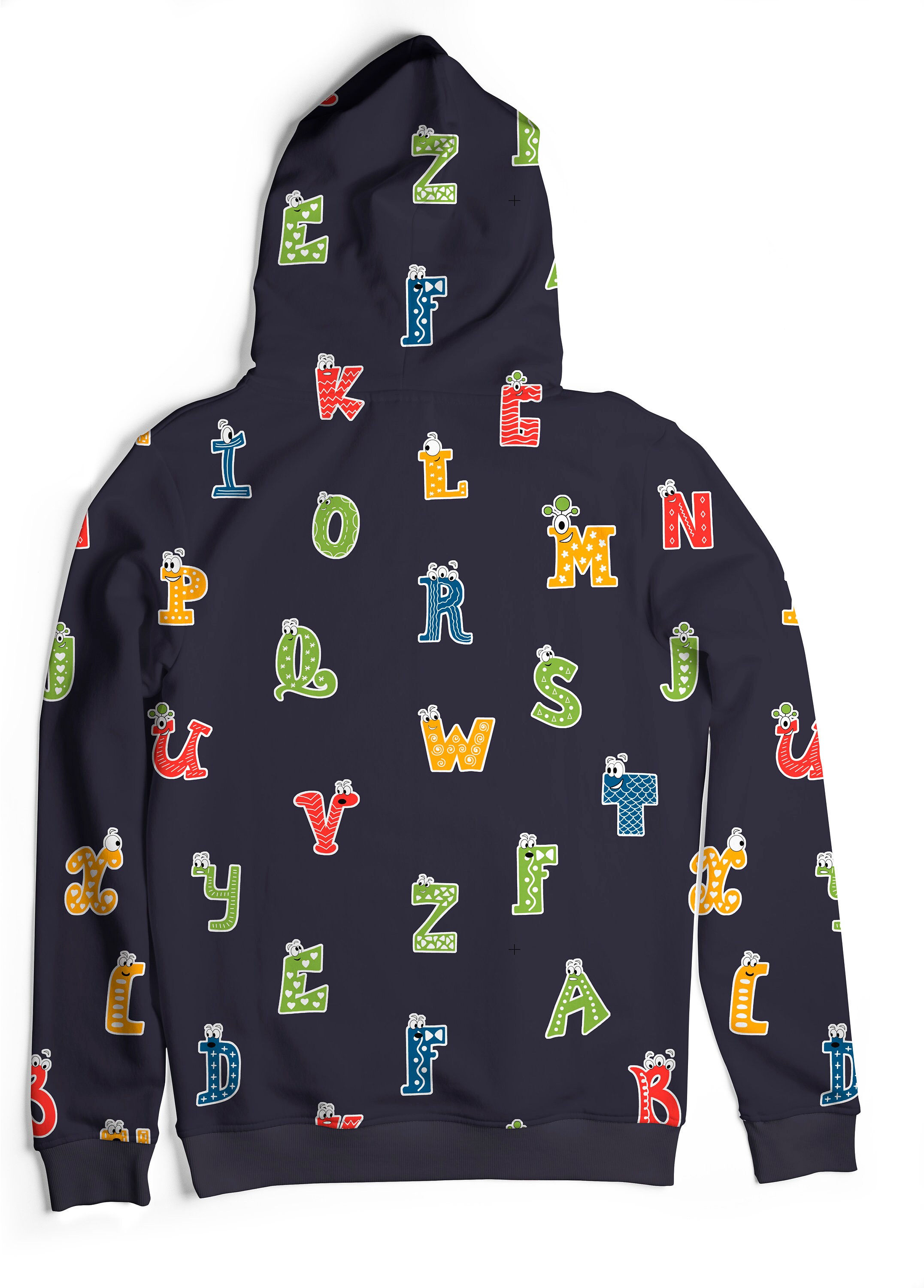 Alphabet Front Capital Letters Seamless Pattern, Sublimation Pattern ...