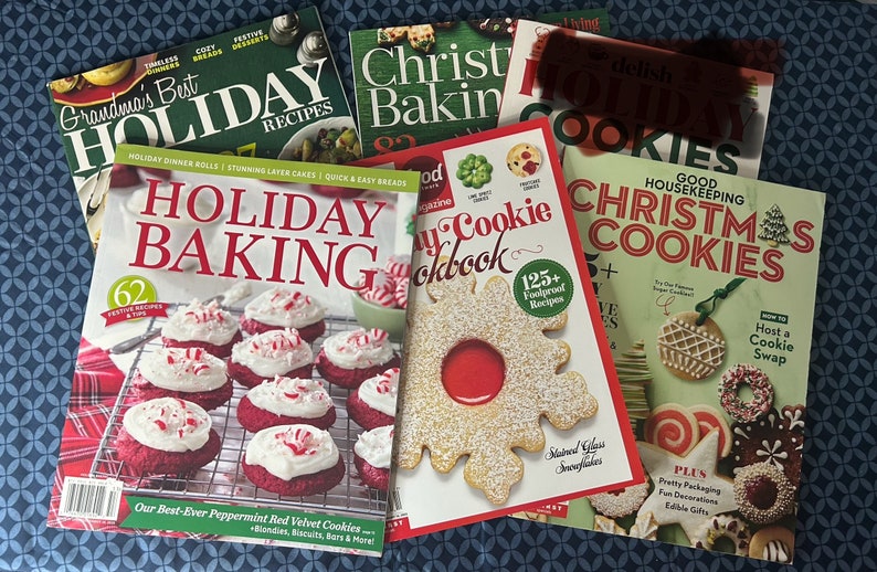 Holiday Cookbooks Combo Christmas Baking, Good Housekeeping , Food