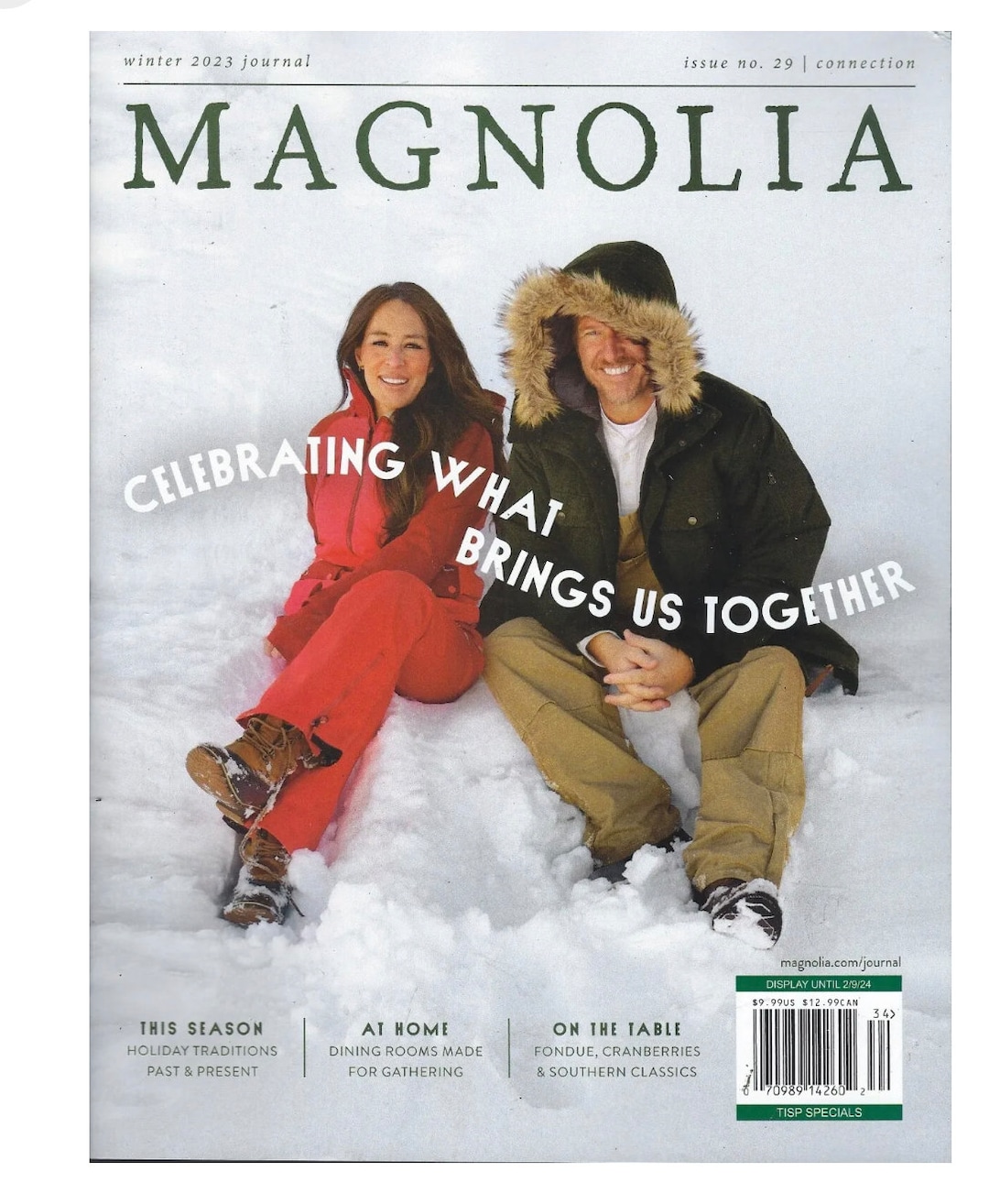 Magnolia Journal Winter 2023 Celebrating What Brings Us Together Etsy