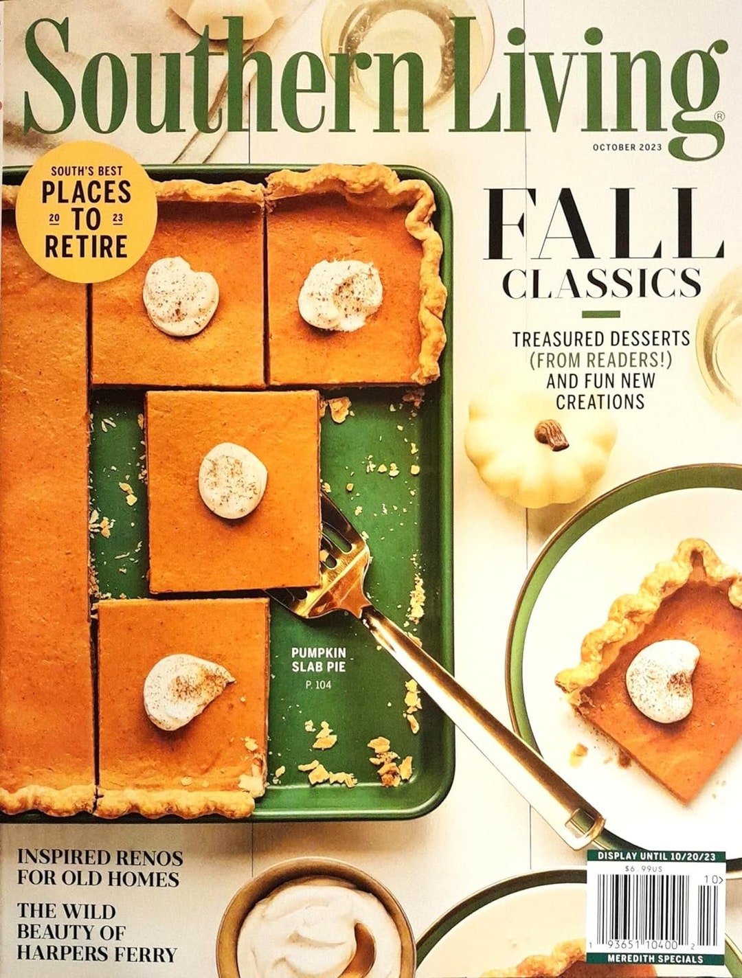 SOUTHERN Living Magazine October Fall 2023 - Etsy