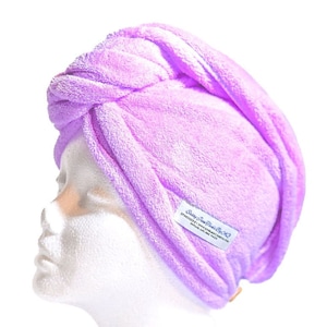 Eco Bamboo Cotton Hair Towel Wrap – Ultra‑Absorbent Turban for Fast, Frizz‑Free Drying – Gift for Women