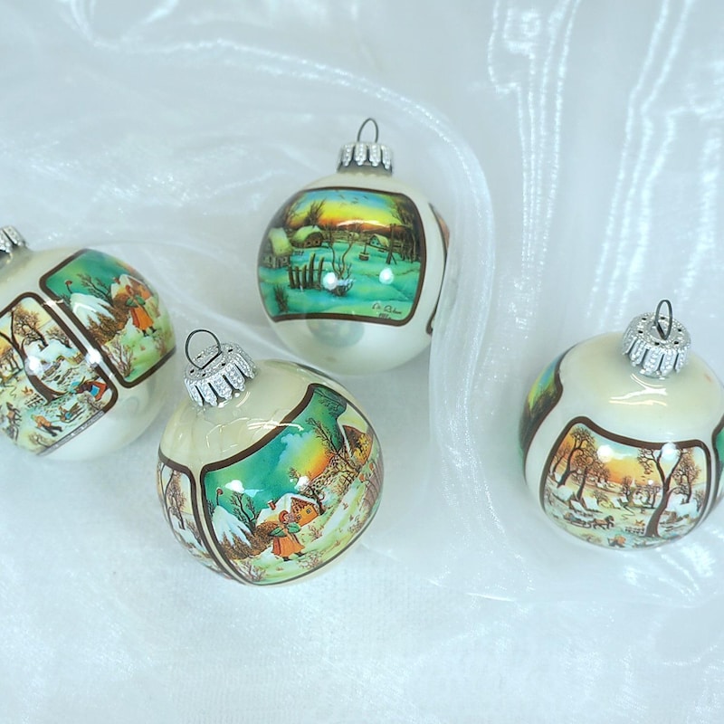 Weihnachtskugeln mit motiv Etsy.de