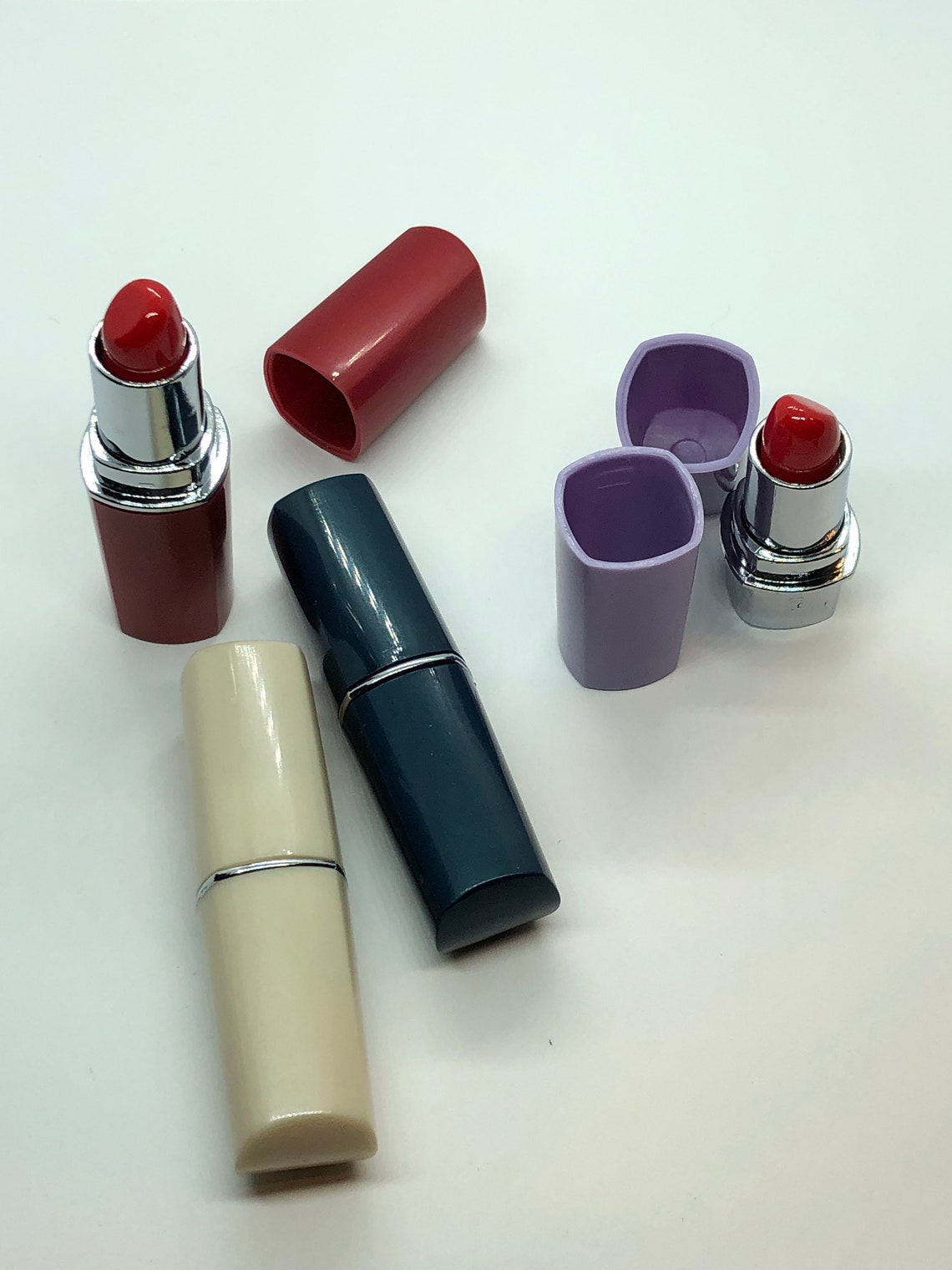 Secret Lipstick Shaped Stash Medicine Pill Pills Box Holder Etsy