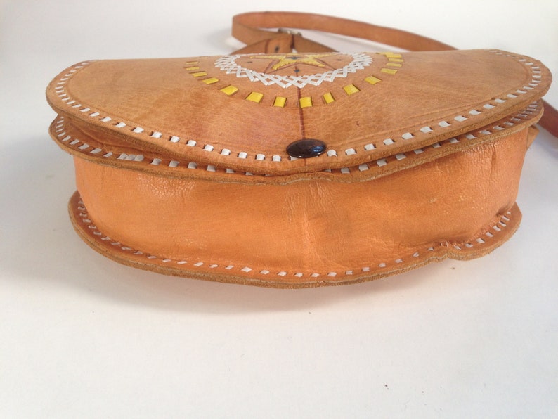 Shoulder Bag Bag Brown Wanderlust Bag marocain leather bag gift for her Leather Satchel Cross Shoulder Straps Berber bag Brown