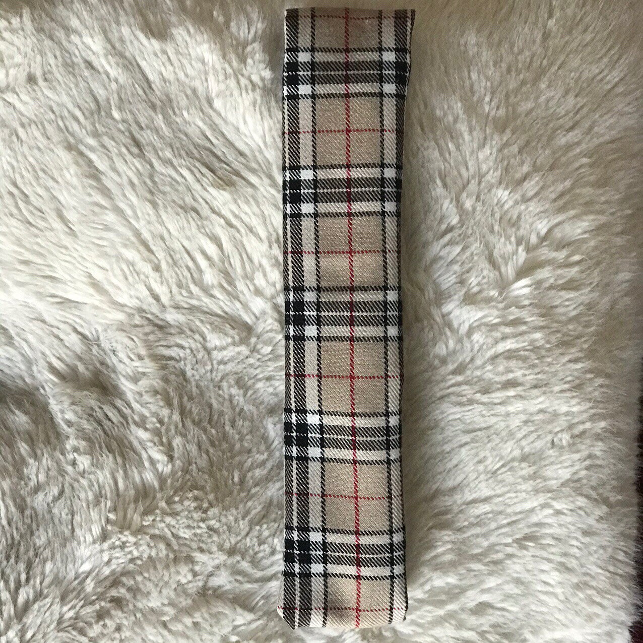 Burberry styled headband Etsy