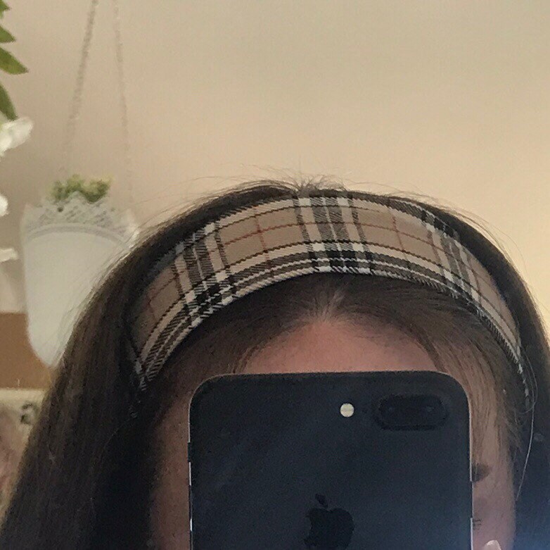 Burberry styled headband Etsy