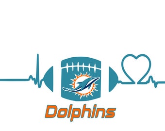 Miami dolphins svg | Etsy