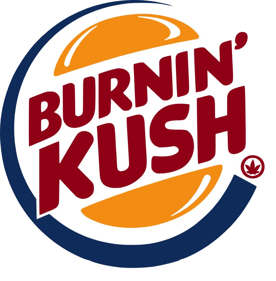 Download Burnin' Kush Stoner Marijuana THC Mary Jane SVG | Etsy