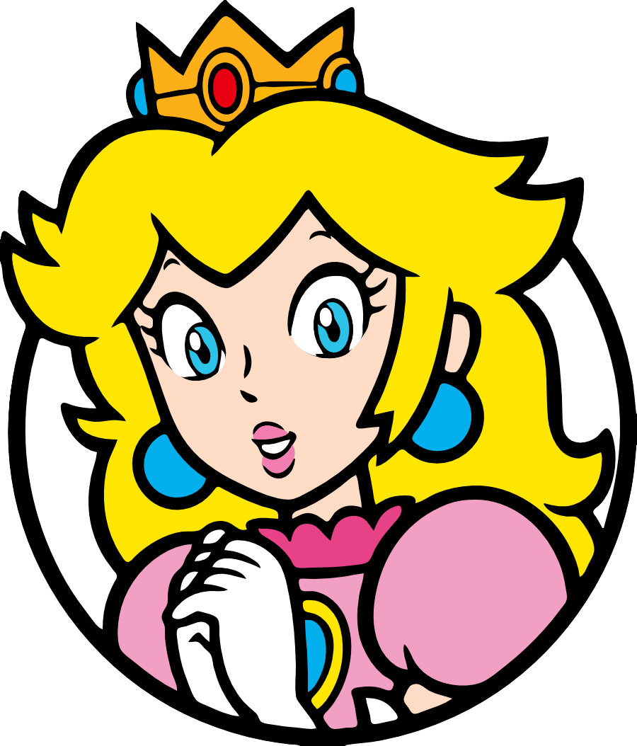 Download Super Mario Bros Princess Peach SVG | Etsy