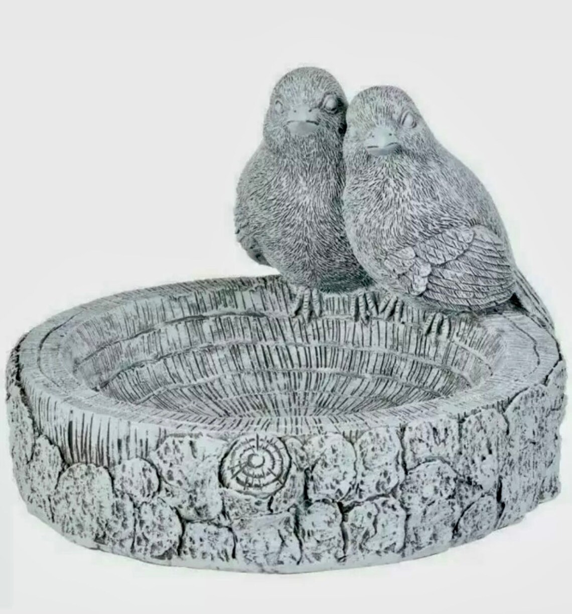 New Stone Effect Bird Bath Bird Feeder Perfect Gift Etsy