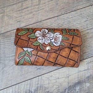Cartera triple hecha a mano n.° 2 WE