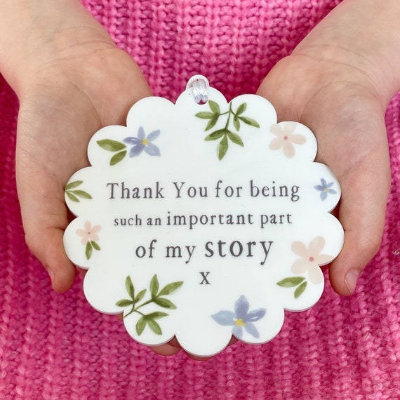 Thank You For Being An Important Part Of My Story Keepsake, Teacher Gift, End Of Term, Teaching Assistant gift, Key Worker, Senco gift