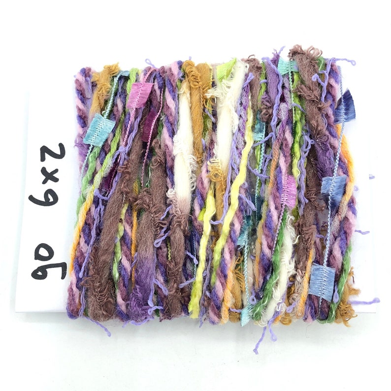 Yarn Fiber Arts Bundle 6x2yrds Novelty Yarn Trim for Junk Etsy
