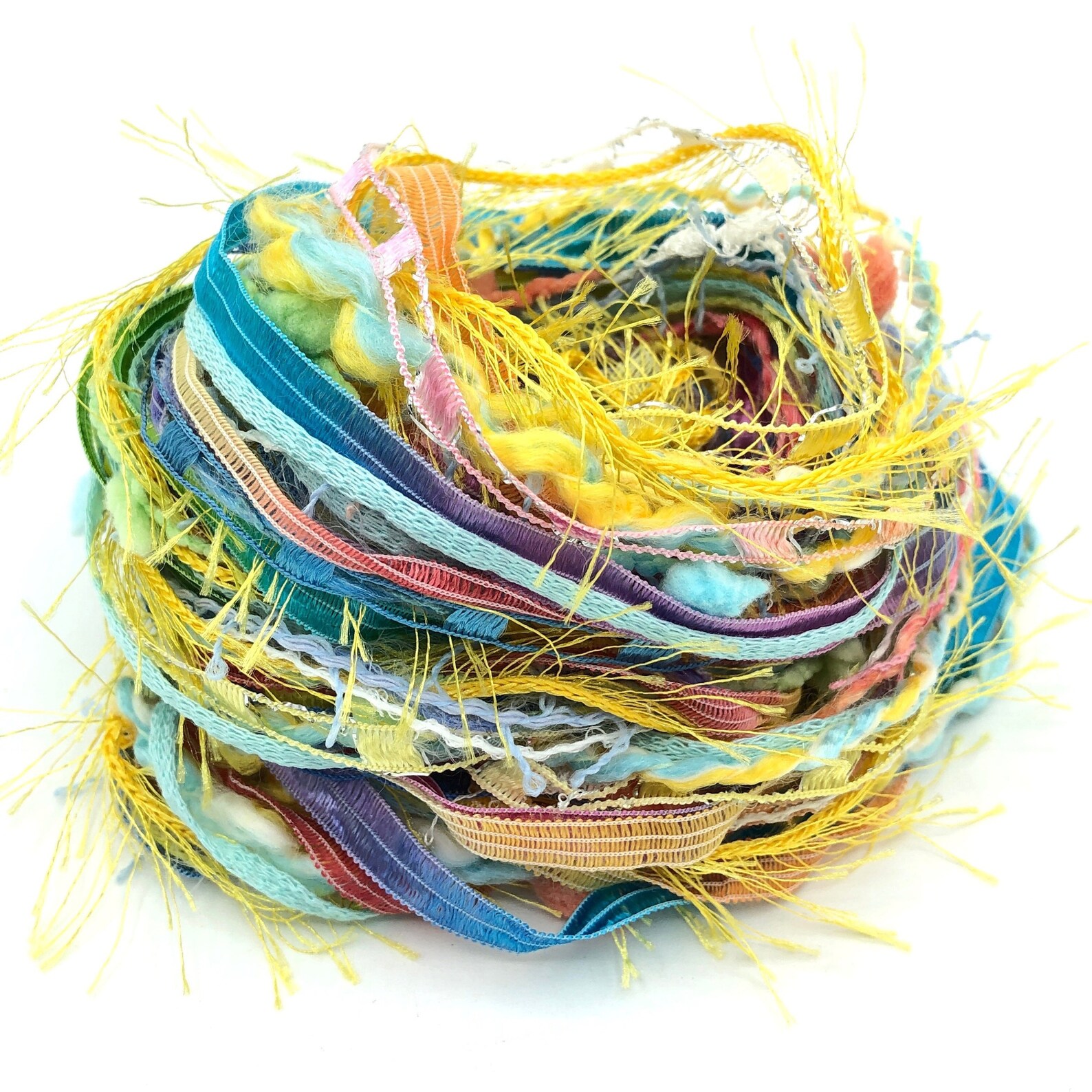 Yarn Fiber Arts Bundle 24 Yrds 12x2 Eyelash Novelty Yarns Etsy