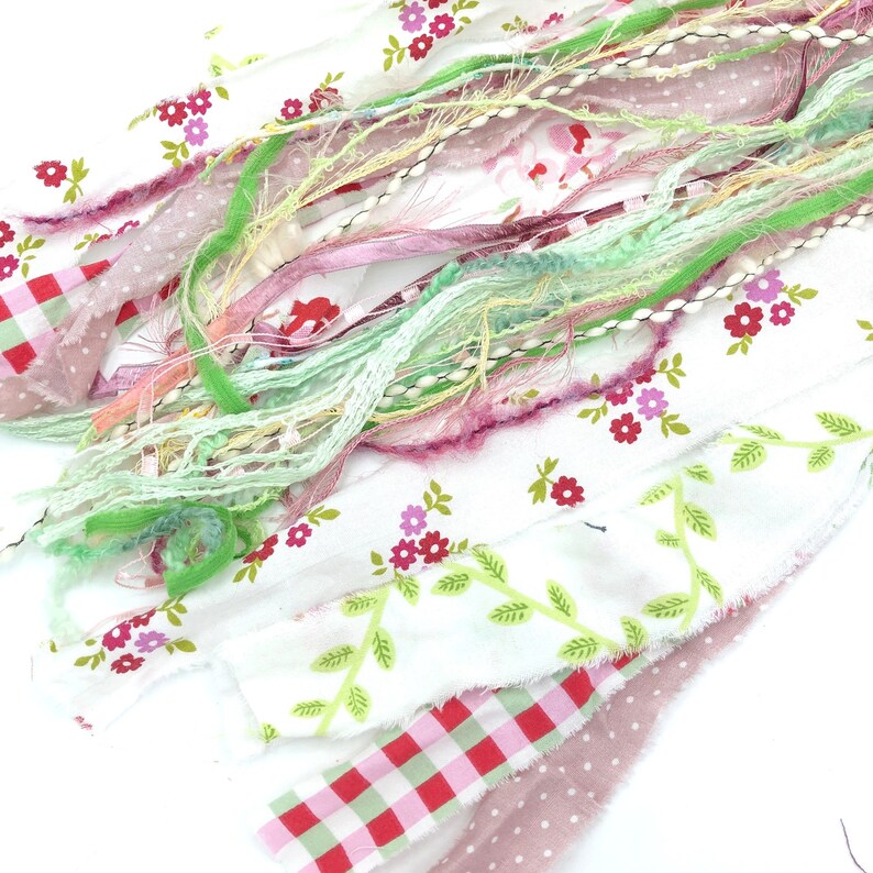 Fiber arts bundle 17x1yrds novelty yarns with fabric ribbons Etsy