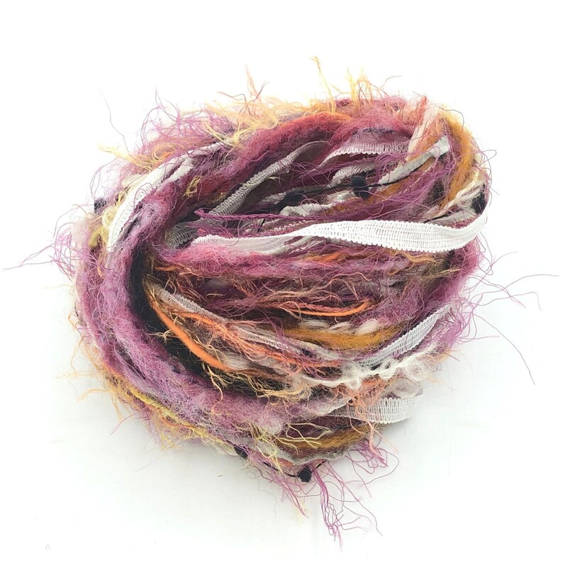 Haberdashery Yarn Bundle 6x2yrds Novelty Yarn Scraps Trim for Etsy