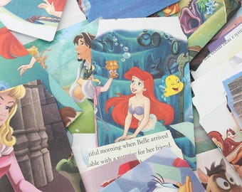 Geüpcycleerde verhalenboekenveloppen | Handgemaakte ephemera, junkjournaling (set van 12)