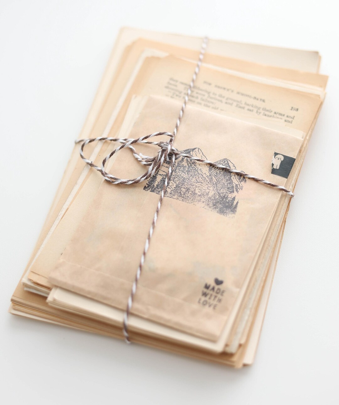 Vintage Book Pages | Ephemera Pack for Junk Journals, Collage - Etsy