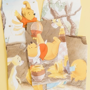 Sobres de Winnie the Pooh de Disney / Juego personalizado de 12 sobres / Papelería clásica de Disney para diarios basura, álbumes de recortes y manualidades