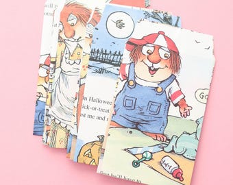 Critter Storybook-enveloppen | 12 grote geüpcycled enveloppen