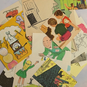 Ephemera do ilustracji książek, Ephemera do dziennika, Ephemera do scrapbookingu, zestaw 50 Ephemera.